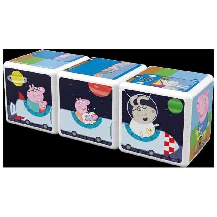 MAGICUBE - Peppa Pig voyage avec Peppa (3 cubes)