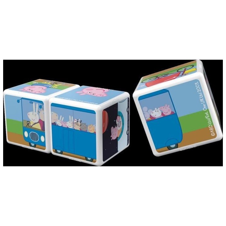 MAGICUBE - Peppa Pig voyage avec Peppa (3 cubes)