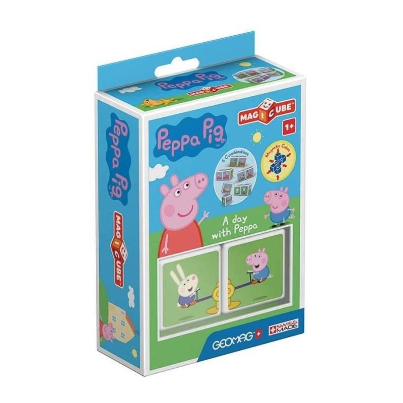 MAGICUBE - Peppa Pig une journée avec Peppa (2 cubes)