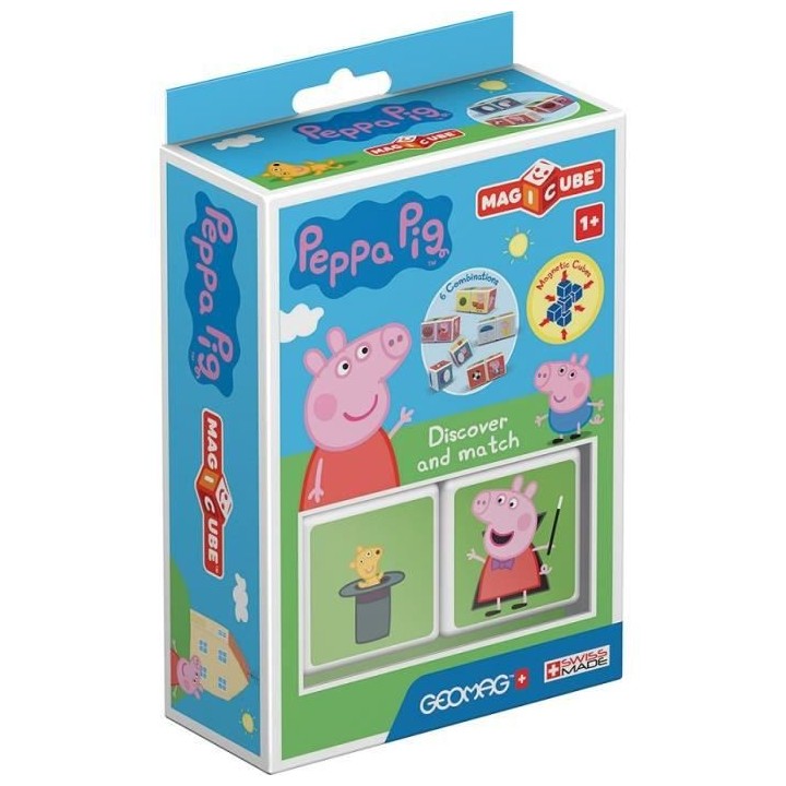 MAGICUBE - Peppa Pig découvre avec Peppa (2 cubes)