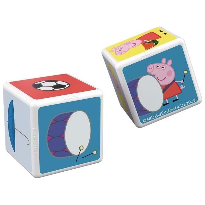 MAGICUBE - Peppa Pig découvre avec Peppa (2 cubes)