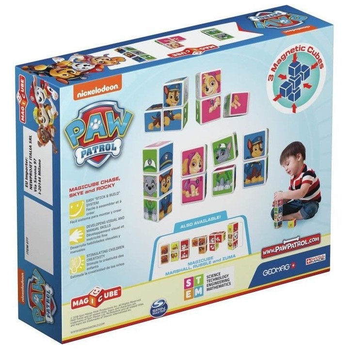 Magicube - Pat' Patrouille (3 Cubes) - Chase - Stella - Rocky