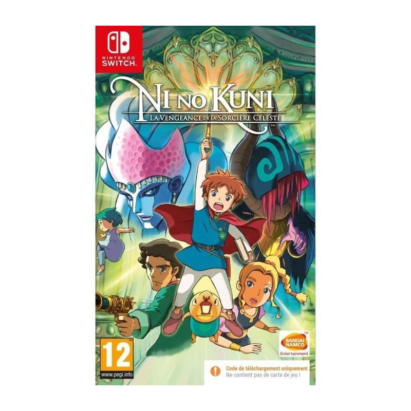 Ni NO KUNI : La vengeance de la sorciere céleste Jeu Switch (Code dans la boite)