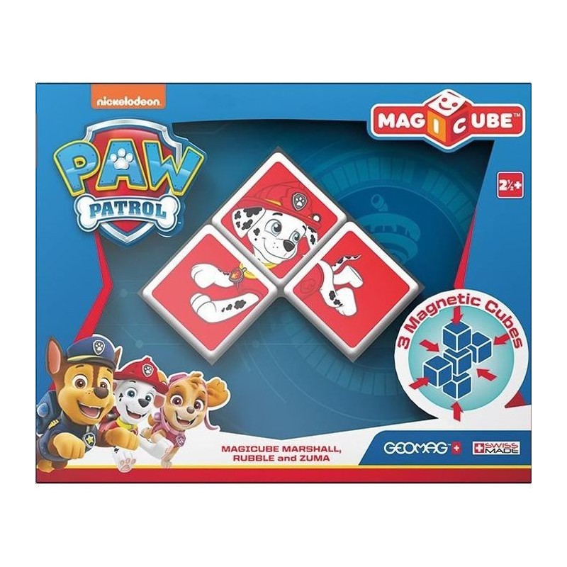 Magicube - Pat' Patrouille Personnages (3 Cubes) - Marcus - Ruben - Zuma