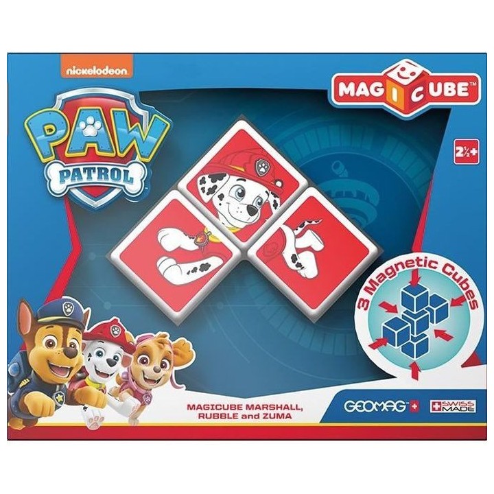 Magicube - Pat' Patrouille Personnages (3 Cubes) - Marcus - Ruben - Zu