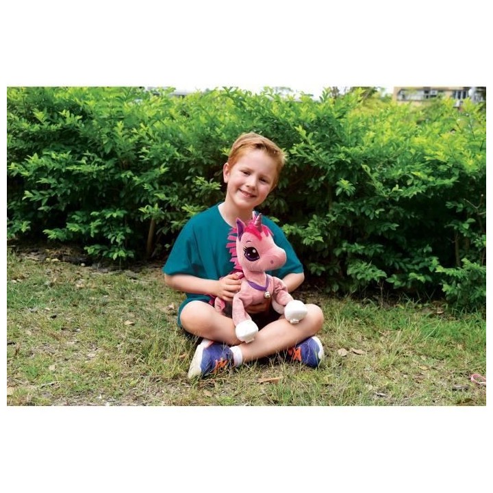 LES TOUFOUS Licorne Rose - Peluche
