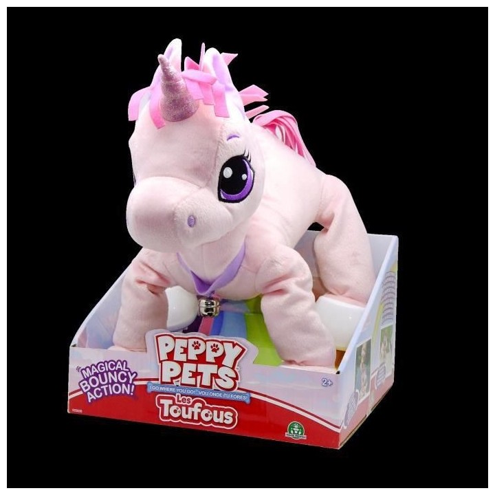 LES TOUFOUS Licorne Rose - Peluche