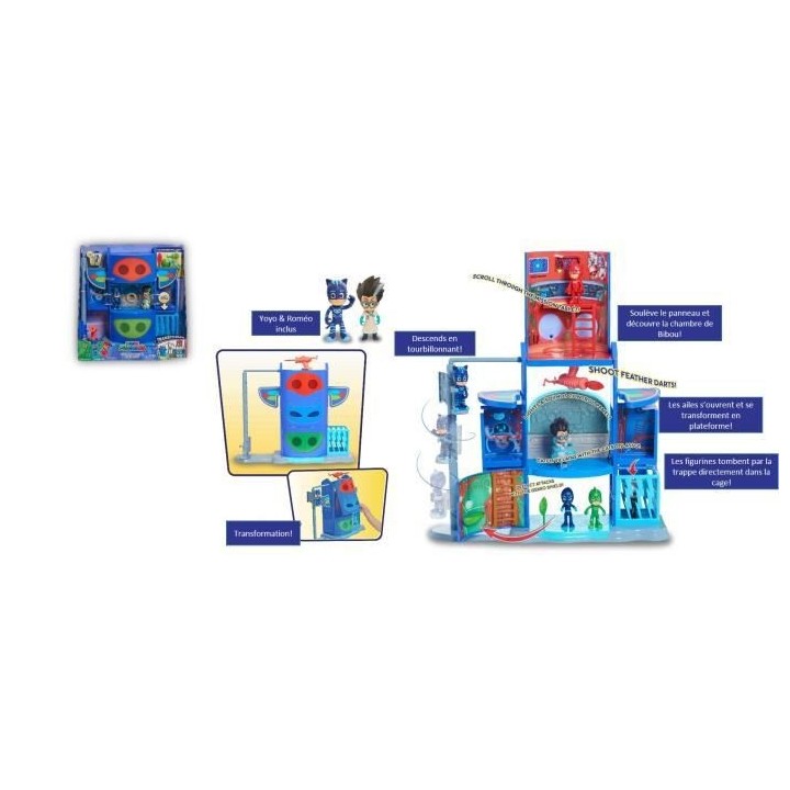 Pyjamasques - Coffret Quartier Général Mission Control (sonore et lu