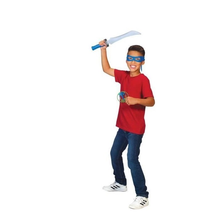Les Tortues Ninja - Arme de combats avec accessoire - Leonardo dit Leo