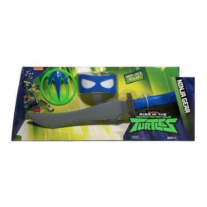 Les Tortues Ninja - Arme de combats avec accessoire - Leonardo dit Leo