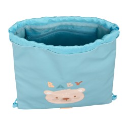 Sac à dos serré par des ficelles Safta Baby bear Bleu