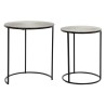 Jeu de 2 tables DKD Home Decor Aluminium 49 x 49 x 58 cm