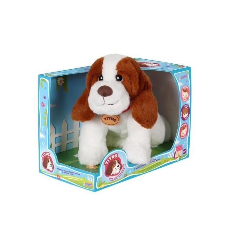 GIPSY - Titus mon chien interactif - 32 cm