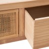 Meubles de télévision HONEY Naturel Bois de paulownia Bois MDF 110 x 50 x 45 cm