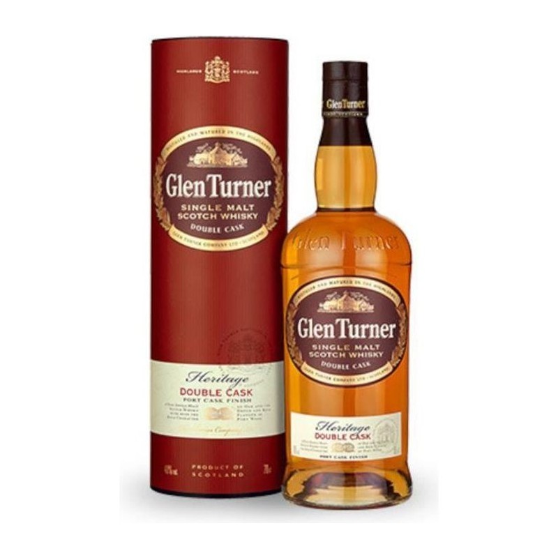 Whisky Glen Turner Heritage - Single malt Scotch whisky - Ecosse - 40%vol - 70cl sous étui