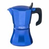 Cafetière Italienne Oroley Petra 6 Tasses Bleu Aluminium