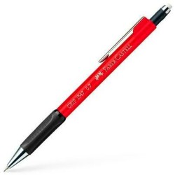 Portemines Faber-Castell Grip 1347 Rouge 0,7 mm (12 Unités)