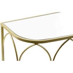 Console DKD Home Decor Or Doré Métal Miroir 106 x 33 x 81 cm