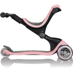 GLOBBER - Trottinette 3 roues évolutive tout-en-1 - Go-up deluxe - Rose pastel