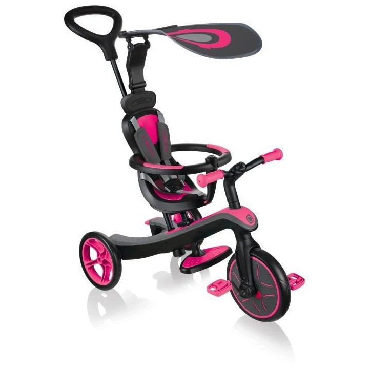 GLOBBER - Tricycle 4 en 1 - Rose