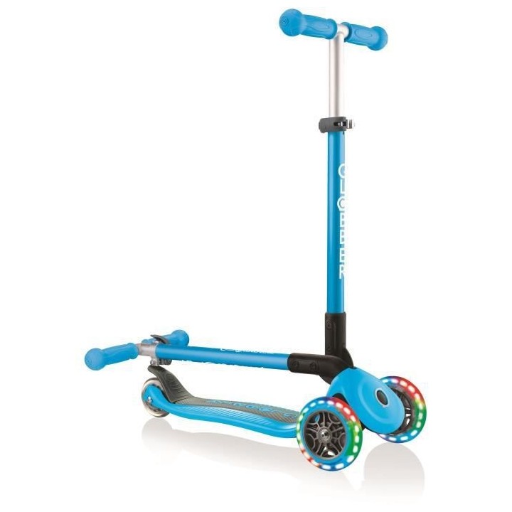 GLOBBER Trottinette enfant 3 roues pliable Primo - Bleu ciel