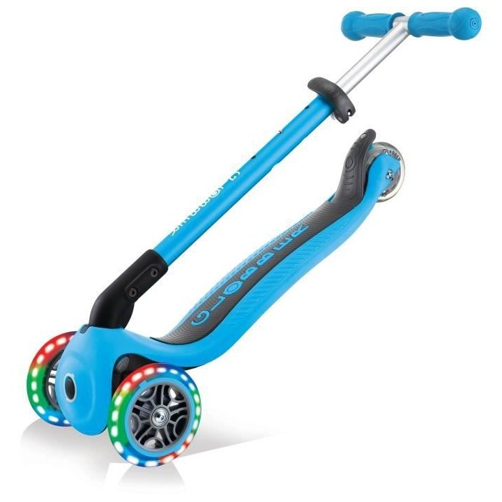 GLOBBER Trottinette enfant 3 roues pliable Primo - Bleu ciel
