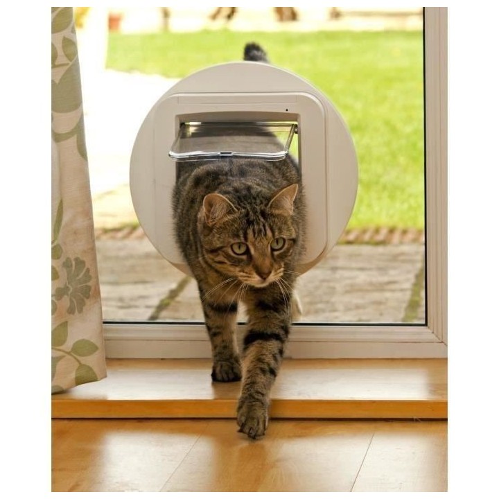 SUREFLAP Adaptateur de montage de chatiere - Ø 285 mm - Blanc