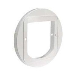 SUREFLAP Adaptateur de montage de chatiere - Ø 285 mm - Blanc