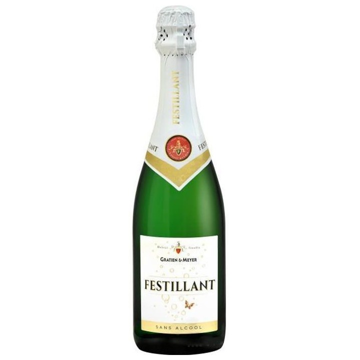 Festillant Blanc - Bulles sans alcool - 75 cl