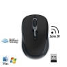 MICROSOFT Mobile Mouse 3500 - Souris optique - 3 boutons - Sans fil - Récepteur USB - Noir