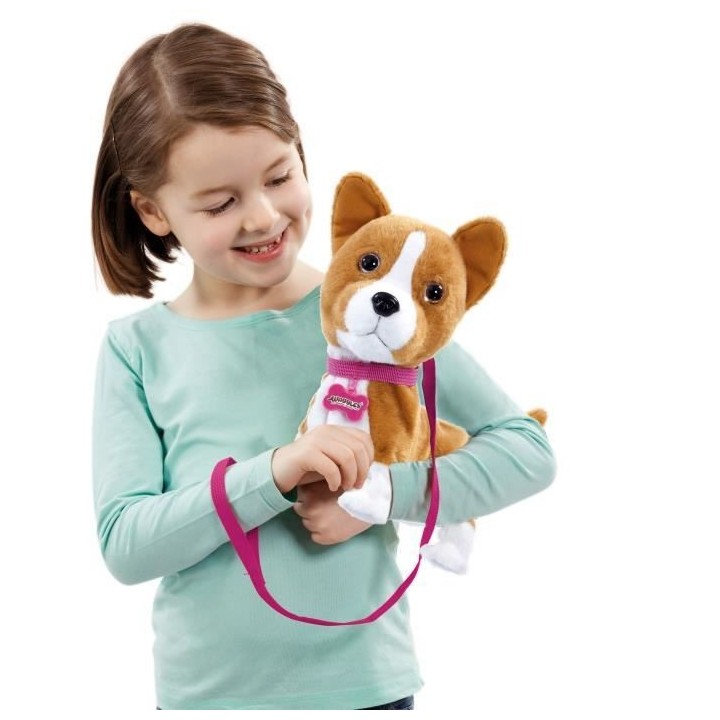 ANIMAGIC Peluche Lizzie le Corgie