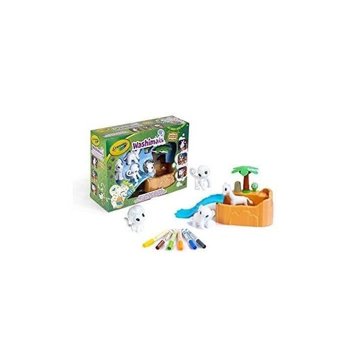 Crayola - Color'N'Wash - Mes Animaux a Colorier - Kit Safari - Dessine