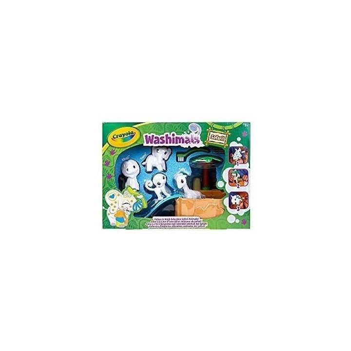 Crayola - Color'N'Wash - Mes Animaux a Colorier - Kit Safari - Dessine