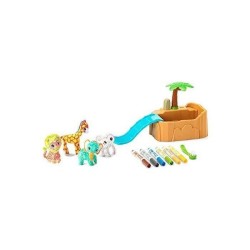 Crayola - Color'N'Wash - Mes Animaux a Colorier - Kit Safari - Dessiner - Laver - Recommencer