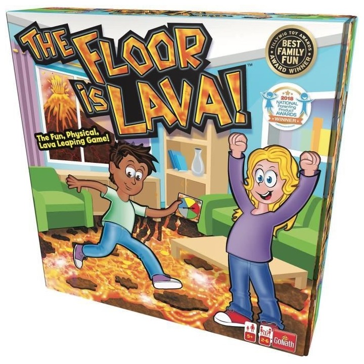 Floor is lava - Jeu de société - GOLIATH - A partir de 5 ans