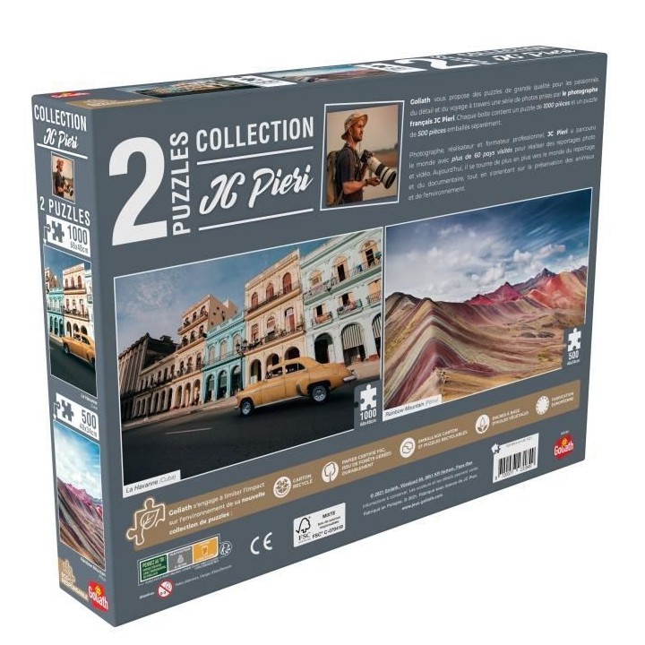 GOLIATH Puzzle Collection JC Pieri - La Havane (Cuba) et Rainbow Mount