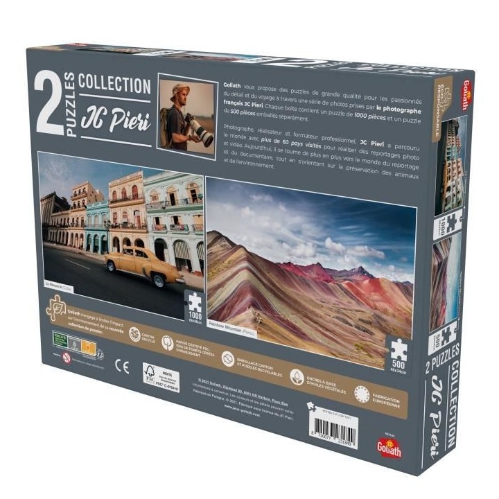 GOLIATH Puzzle Collection JC Pieri - La Havane (Cuba) et Rainbow Mount