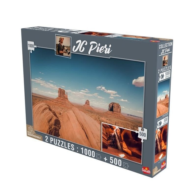 GOLIATH Puzzle Collection JC Pieri - Monument Valley et Antelope Canyon (Etats-Unis)