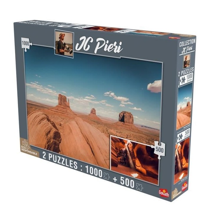 GOLIATH Puzzle Collection JC Pieri - Monument Valley et Antelope Canyo