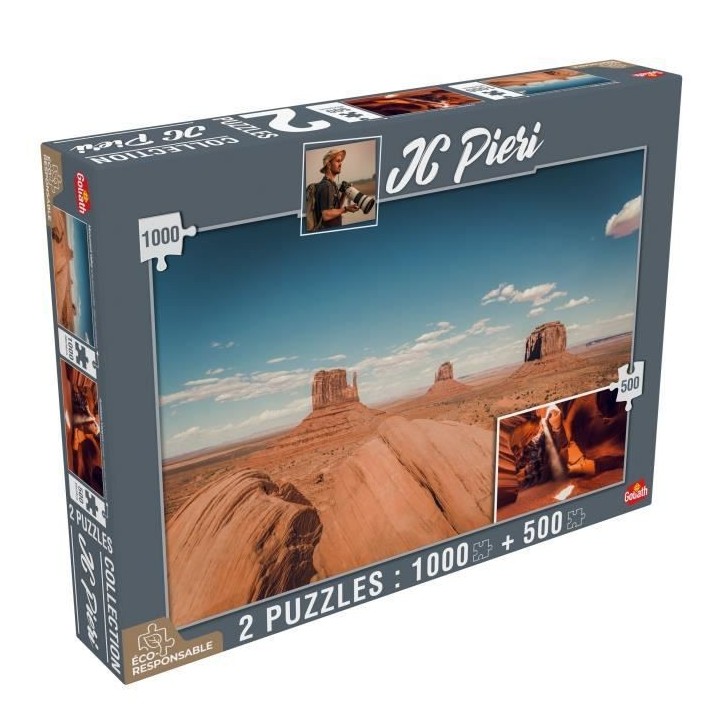 GOLIATH Puzzle Collection JC Pieri - Monument Valley et Antelope Canyo