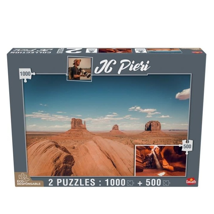 GOLIATH Puzzle Collection JC Pieri - Monument Valley et Antelope Canyo