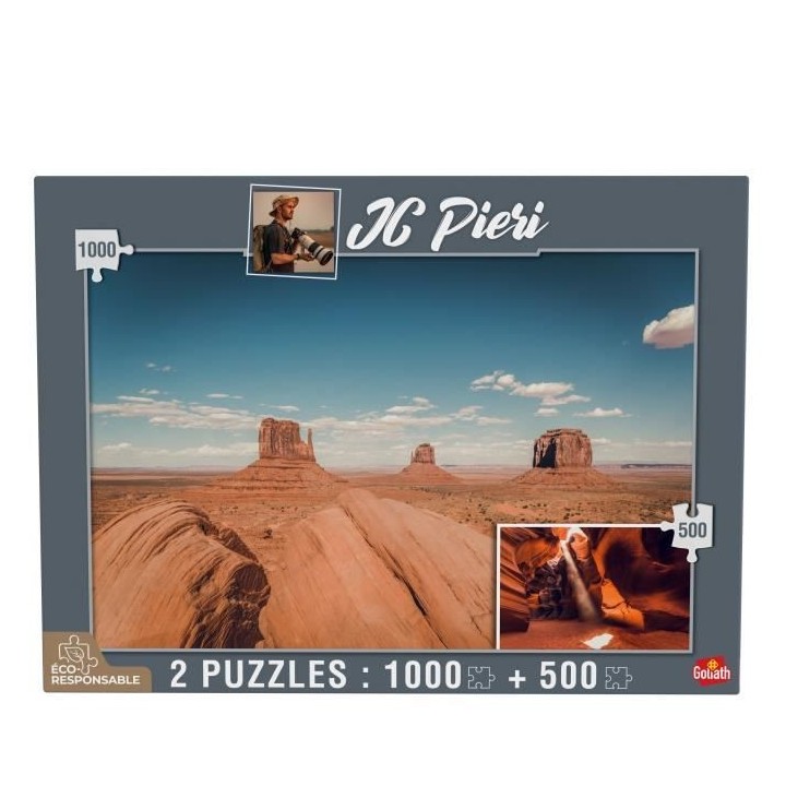GOLIATH Puzzle Collection JC Pieri - Monument Valley et Antelope Canyo
