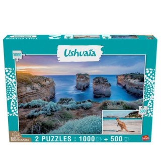 GOLIATH Puzzle Collection Ushuaia - Island Archway et Kagourou (Austra