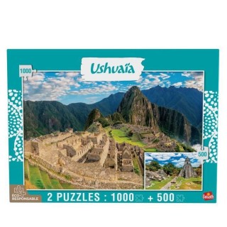 GOLIATH Puzzle Collection Ushuaia - Machu Picchu (Pérou) et Tikal (Gu