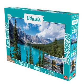 GOLIATH Puzzle Collection Ushuaia - Lac de Moraine et Lac de Maligne (