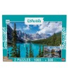 GOLIATH Puzzle Collection Ushuaia - Lac de Moraine et Lac de Maligne (Canada)