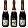 MICHEL GONET 2009 Coffret Découverte Terroir 3 Bulles Champagne Brut - Blanc de Blancs - 3 x 75 cl