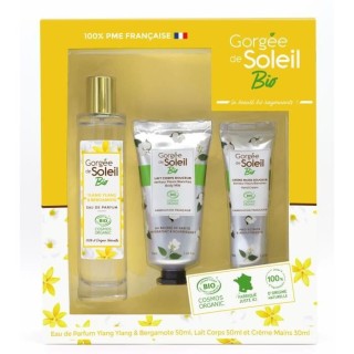 GORGEE DE SOLEIL Coffret Bio Eau de parfum Ylang Ylang & Bergamote + L