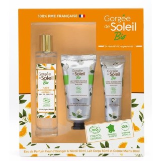 GORGEE DE SOLEIL Coffret Bio Eau de parfum Fleur d'oranger & Neroli +