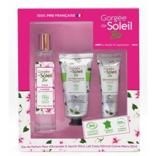 GORGEE DE SOLEIL Coffret Bio Eau de parfum Fleur d'amander & Jasmin +